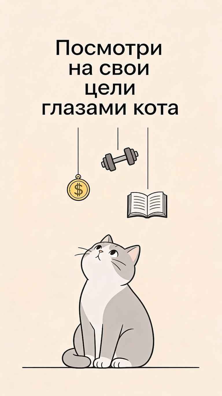 Посмотри на цели глазами кота